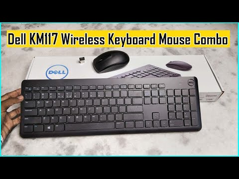 Обзор распаковки беспроводной клавиатуры и мыши DELL KM117