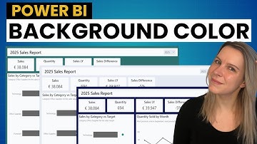 Change the background color in Power BI