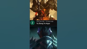 Argus Vs Yu Zhong (Mlbb Story)