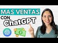 Como Usar ChatGPT Para Vender Mas Con Tu Tienda En Linea | Estrategias Para Ecommerce