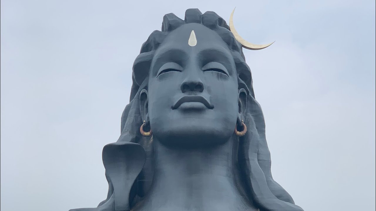 Adiyogi statue #lazershow #mahashivratri #Isha foundation #112feet