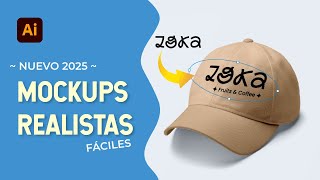👕Como HACER MOCKUPS en ILLUSTRATOR 2025 | Camisetas y Packaging Fácil
