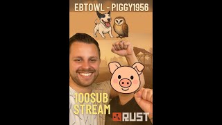 We got 100 subs in 4 months playing Rust (Thank you)