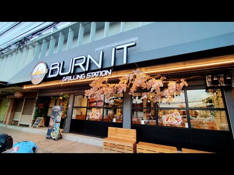 ร้านปิ้งย่างชาบู  เบิร์นอิท สกลนคร | Burn it grilling station | กินนอนตะลอนเที่ยว