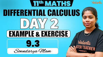 11th Maths | CH 9 - Differential Calculus Exercise 9.3 | Day 2 Half Yearly Revision