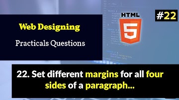 Set different margins for all four sides of a paragraph...