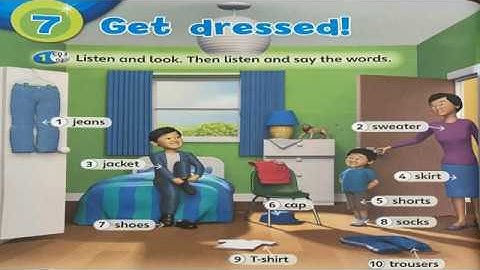 Unit 7 Get Dressed English Year 2 CEFR Super Minds