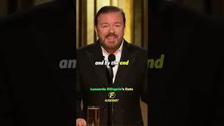Ricky Gervais ROASTS Leonardo DiCaprio