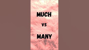 Much Vs Many. @MeseretZewdu-k1w  #adjectives #quantifiers #shorts #shortsfeed short