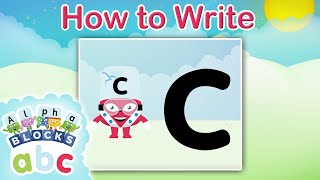 @officialalphablocks - Learn How to Write the Letter C | Curly Line | How to Write App screenshot 5