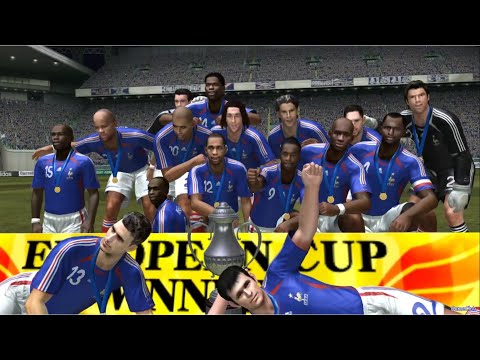 Pro Evolution Soccer 2008 - European Cup - Gameplay - France Full Game