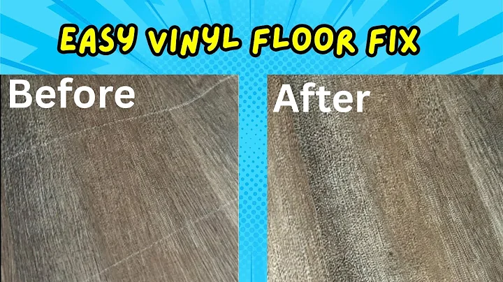 Fix Deep Vinyl Floor Scratches in 5 Minutes FAST