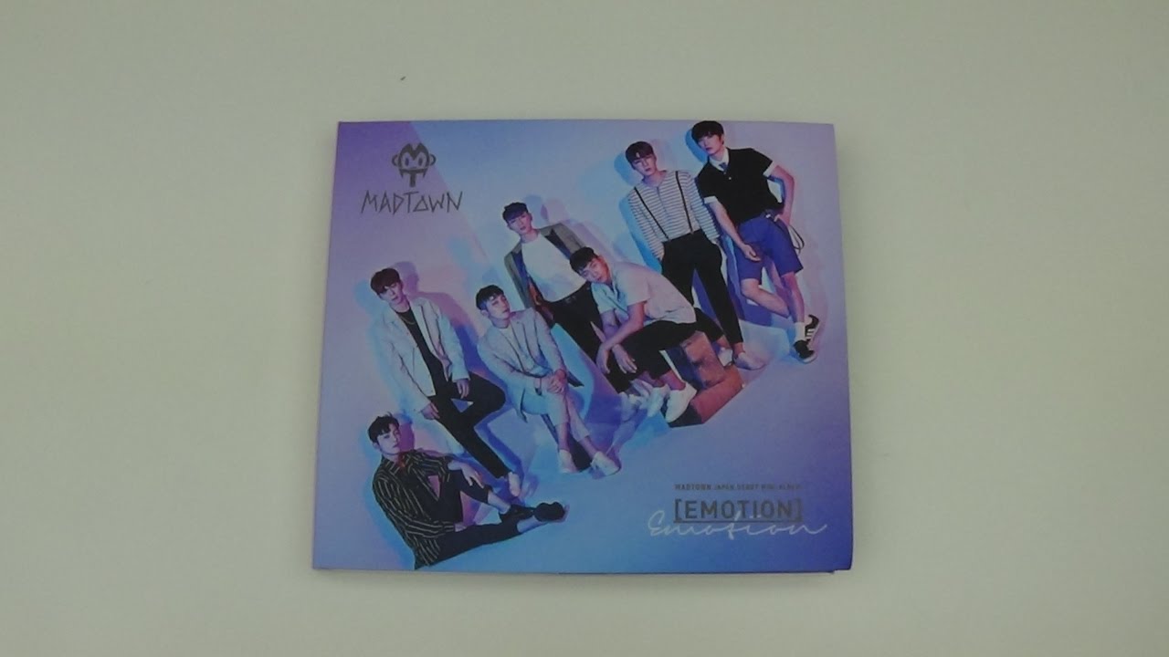Unboxing MADTOWN Japan Debut Mini Album Emotion (Normal Edition