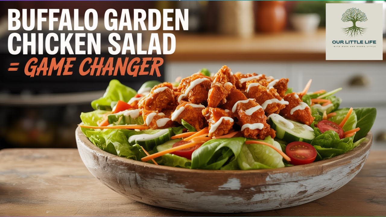 How to Make the Ultimate Buffalo Chicken Garden Salad at Home