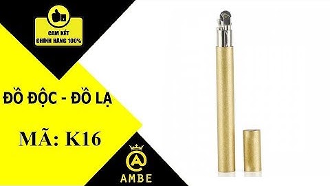 Cách châm Xăng, thay đá bật lửa đồng kuboy K16 - AMBE VN