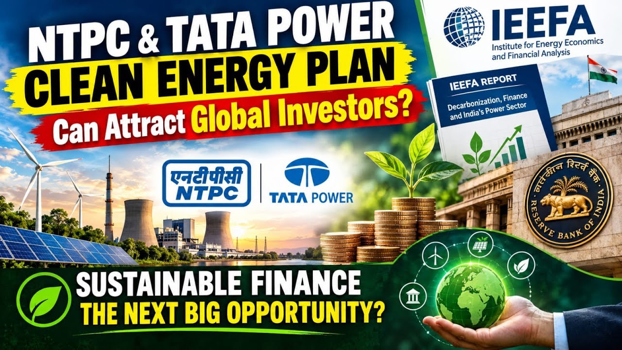 NTPC & Tata Power’s Clean Energy Plans: Can They Attract Global Green Investors? | IEEFA Report