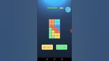 Block Puzzle King Spin Mode Level 185 Walkthrough Solution