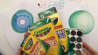 Elements of Art Lesson 3 - Space  / Dot Day  Activity (3-6 grade)