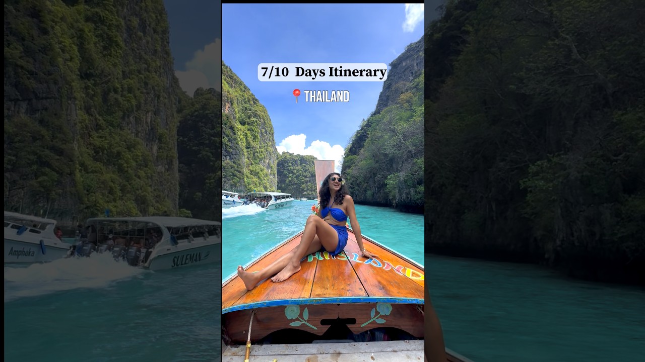 ⁣Thailand Itinerary - 7 and 10 Days with Krabi and Phuket 🇹🇭 Places to visit in Thailand