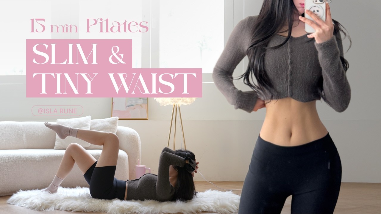 Flat Stomach & Tiny Waist: The 15 MIN Secret Pilates Ritual (No Cap, It Works)