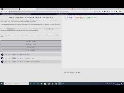 Regular Expressions: Match Single Characters Not Specified