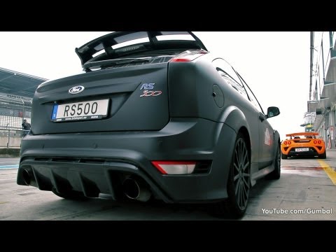 Ford Focus Rs500 In Action On The Track Youtube