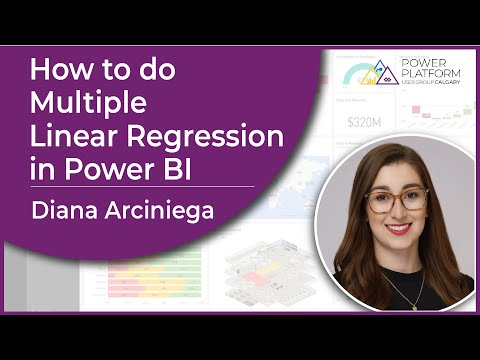 Multiple Linear Regression in Power BI using R Script - video from Iteration Insights