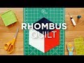 Quilt Snips Mini Tutorial - Rhombus Cube