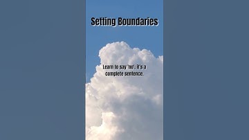 The Power of No: Setting Boundaries for a Balanced Life!