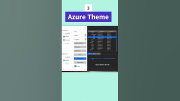 Themes and Libraries to Create Modern GUI in Python and Tkinter #shorts #python #tkinter