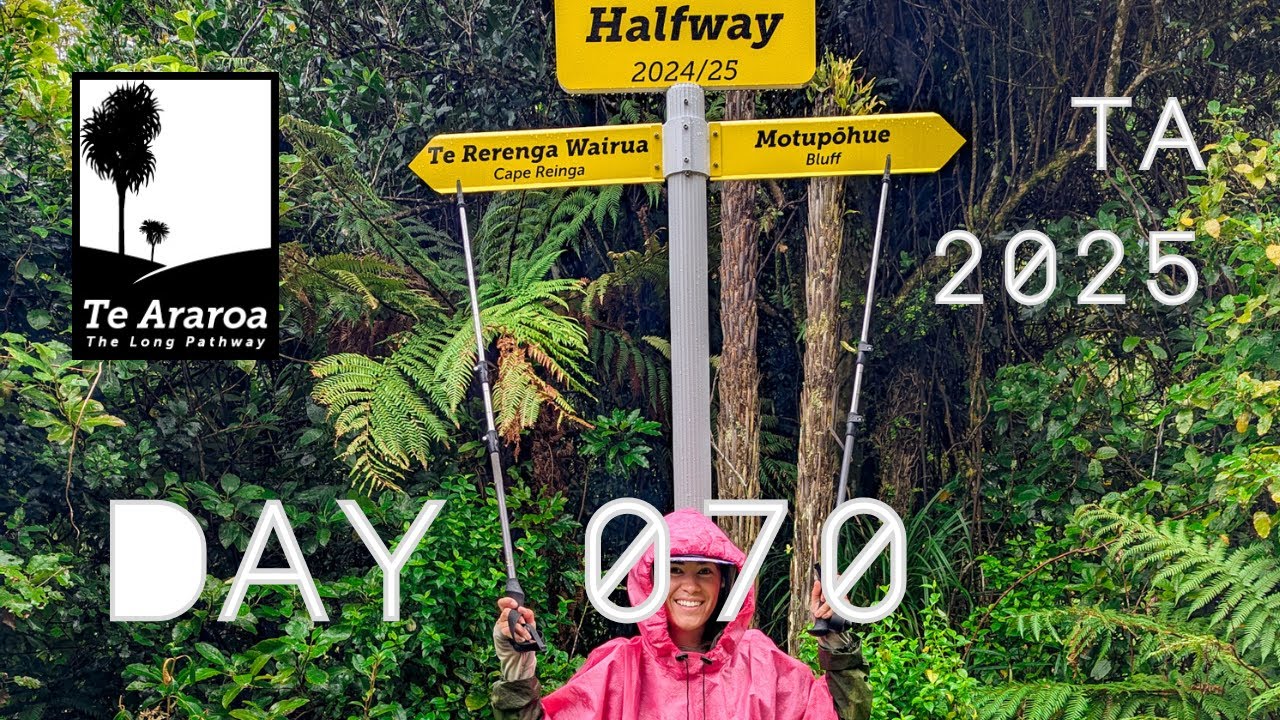 День 070 - Хребет Тараруа \ Половина пути! \ Заповедник Кахутерава - Те Арароа NOBO 2025