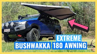 BUSHWAKKA EXTREME 180 AWNING | Timed Setup, Pack down etc | Full Trip Ready Review