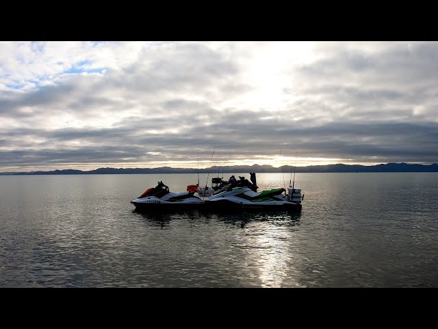 CATCHING BIG FISH ON A JET SKI! - In the Far North with the Boys