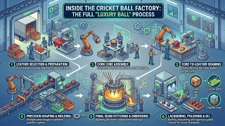 Inside the Cricket Ball Factory – Full Process How Luxury Balls Are Made screenshot 5