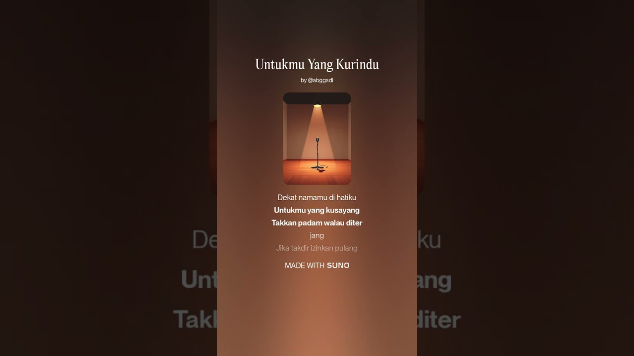 Untukmu Yang Kurindu