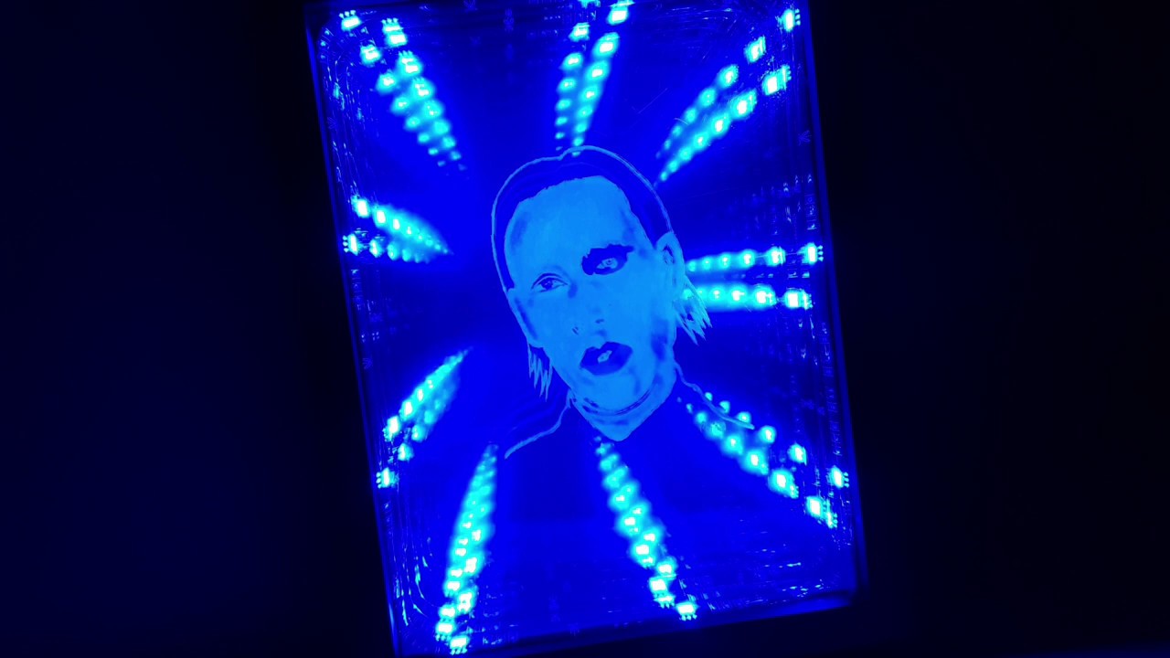Watch Making a Marilyn Manson infinity mirror on YouTube Watch Making a Marilyn Manson infinity mirror on YouTube