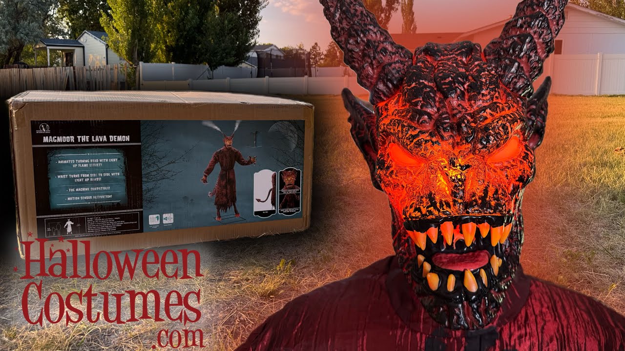 Halloween Costumes - Magmoor the Lava Demon Unboxing/Setup | 2025 Remake Animatronic