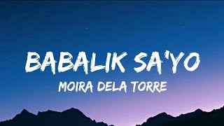 Download Lagu Babalik Sayo - Moira Dela Torre (Lyrics) MP3