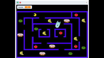 SCRATCH | Pacman eat cake draw your own map