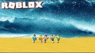 Playing tsunami survival in roblox for the first time (part 1)