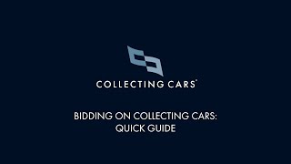 How to Register & Bid on Collecting Cars | Quick Guide