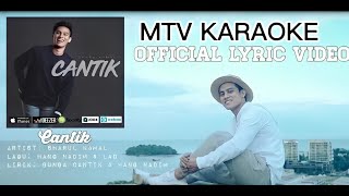 CANTIK - Sharul Kamal KARAOKE HD Tanpa vokal minus one instrumental karaoke version