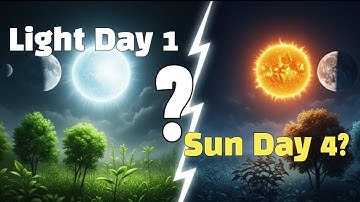 Light on Day 1, Sun on Day 4? 🤯 Solving the Genesis Creation Paradox (The Mystery of Luminaries)