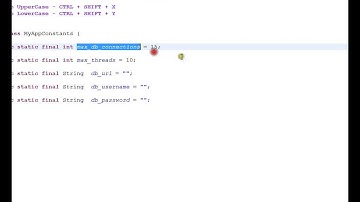 ECLIPSE CONVERT UPPER CASE TEXT TO LOWER CASE AND VICEVERSA