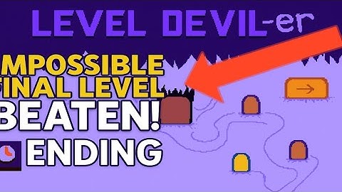 IMPOSSIBLE Final Level BEATEN! | Level Devil Chapter 2 ENDING 💀🔥