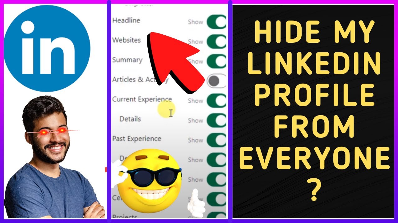 How To Hide Linkedin Profile From Everyone YouTube