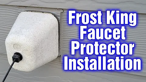 Outside Faucet Insulation For Winter - Frost King Faucet Protector