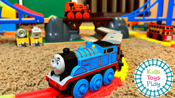 Huge Thomas and Friends Toy Train Track Build with...