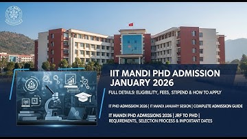 IIT Mandi PhD Admission 2026 | January Session | Eligibility, Deadline & Application Guide