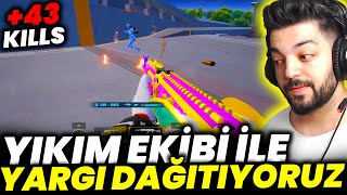 +43 KILLS !! YENİ MODDA YIKIM EKİBİ İLE TOPLUYORUZ !! PUBG Mobile